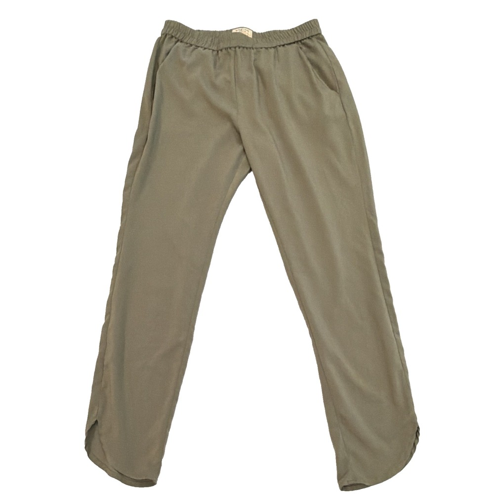 Marine Layer Re-Spun Women's Small Olive Green Pull On Pants Tapered Casual